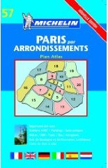 Cover of Michelin's Paris Par Arrondissements Plan Atlas