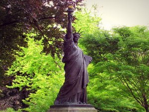 Statue Of Liberty in the Luxembourg Gardens